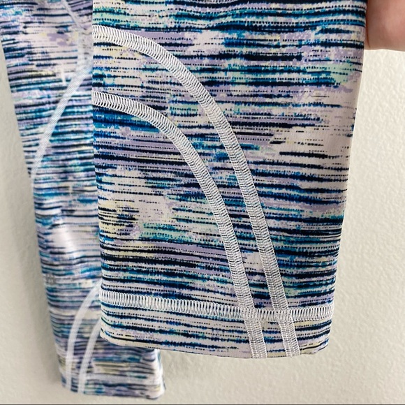 Lululemon Run: Inspire Tight Blurry Belle Multi Crop Leggings 2 - Picture 4 of 5